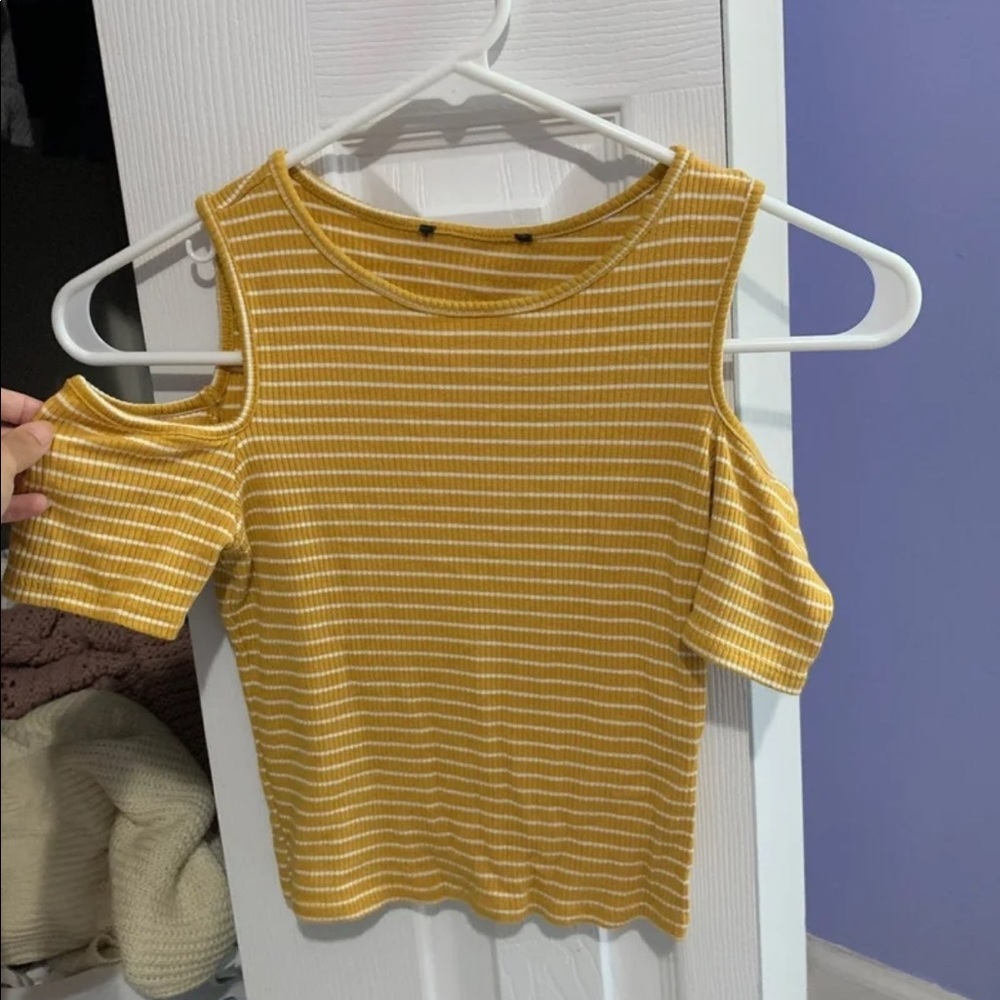 Striped Yellow Top